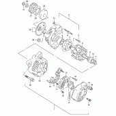 Схема вузла: Генератор для Suzuki GSX750