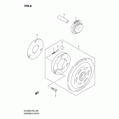 Схема узла: Привод стартера для Suzuki UH125 Burgman