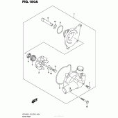 Схема вузла: Водяний насос Suzuki VZR1800 Boulevard M109R BOSS