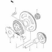 Схема вузла: Привід стартера для Suzuki GZ125 Marauder