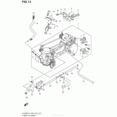 Схема вузла: Throttle Body (Dl650Al4 E33) для Suzuki DL650 V-Strom