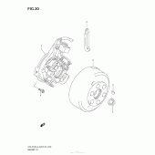 Схема узла: Статор & Ротор для Suzuki DR-Z125 DR-Z125L