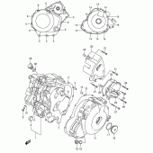 Схема вузла: Кришки картера для Suzuki DL1000 V-Strom