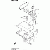Схема узла: Масляный насос & Поддон для Suzuki GSX-R600