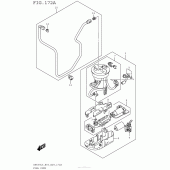 Схема вузла: Паливний насос для Suzuki AN650 Burgman (EU analogue of SkyWave)