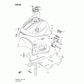 Схема узла: Топливный бак (Sv650sal1 e24) для Suzuki SV650