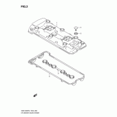Схема узла: Клапанная крышка для Suzuki GSX1300 Hayabusa
