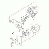 Схема узла: Задний фонарь (Стоп-сигнал) (Model w/x/y/k1/k2) для Suzuki GSX750 Katana