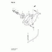 Схема вузла: Водяний насос Suzuki DL1000 V-Strom