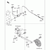 Схема вузла: Лапка гальма для Suzuki DR-Z110
