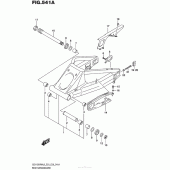 Схема узла: Задний рычаг (Маятник) для Suzuki GSX1300 Hayabusa