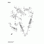 Схема узла: Распредвал & Клапан для Suzuki LS650 Boulevard S40