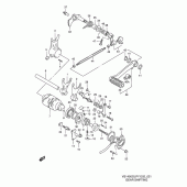 Схема вузла: Копірний вал & Вилки & Вал перемикання для Suzuki VS1400 Intruder 1400