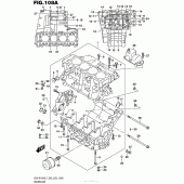 Схема вузла: Картер двигуна для Suzuki GSX-R1000