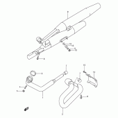 Схема вузла: Вихлопна система (Model x/y/k1/k2/k3) для Suzuki VZ800 Marauder