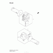 Схема узла: Пульт управления рулевой (Dr650Sel3 E28) для Suzuki DR650 DR650SE