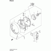 Схема вузла: Фара для Suzuki LS650 Boulevard S40