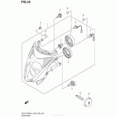 Схема узла: Фара (Gsx1300Ral4 E03) для Suzuki GSX1300 Hayabusa