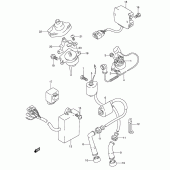 Схема узла: Электрооборудование для Suzuki DR650 DR650RSE