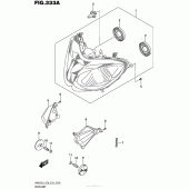 Схема узла: Фара для Suzuki AN650 Burgman (EU analogue of SkyWave)