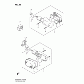 Схема вузла: Поворотники для Suzuki DR650 DR650SE