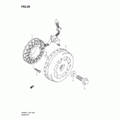 Схема узла: Статор & Ротор для Suzuki AN650 Burgman (EU analogue of SkyWave)