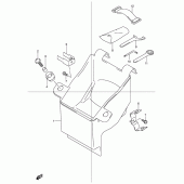Схема вузла: Бардачок & Інструмент для Suzuki GSF600 Bandit