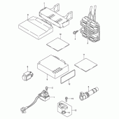 Схема вузла: Електрообладнання (Model k3/k4) для Suzuki AN650 Burgman (EU analogue of SkyWave)