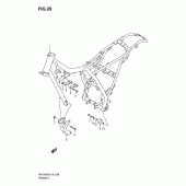 Схема узла: Рама для Suzuki RV125