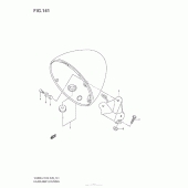 Схема вузла: Кожух фари для Suzuki VZ800 Boulevard M50