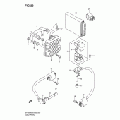 Схема вузла: Електроустаткування (Sv1000/u1/u2) для Suzuki SV1000