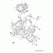 Схема вузла: Картер двигуна для Suzuki DR350