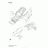 Схема вузла: Rear Fender (E33) для Suzuki GSX-R750