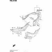 Схема вузла: Rear Fender (For Pgz) (Vzr1800Bzl7 E28) для Suzuki VZR1800 Boulevard M109R BOSS