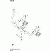 Схема узла: Система индукции воздуха для Suzuki GSX1300 Hayabusa