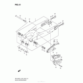 Схема вузла: Задній важіль (Маятник) для Suzuki RM-Z450