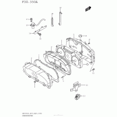 Схема вузла: Speedometer (An650L5 E03) для Suzuki AN650 Burgman (EU analogue of SkyWave)