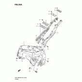 Схема узла: Рама (Model l0) для Suzuki GSX-R600