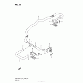 Схема вузла: Система індукції повітря для Suzuki VZR1800 Boulevard M109R