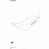 Схема узла: Сиденье для Suzuki DR-Z70