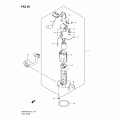 Схема узла: Топливный насос для Suzuki GSR750