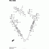 Схема узла: Распредвал & Клапан для Suzuki DR200 DR200S