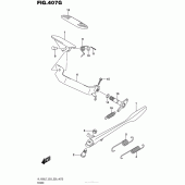 Схема узла: Stand (Vl1500Tl7 E33) для Suzuki VL1500 Boulevard C90T B.O.S.S