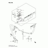 Схема вузла: Головний циліндр зчеплення для Suzuki GSF1250 Bandit