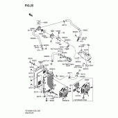 Схема вузла: Радіатор для Suzuki VZ1600 Marauder M1600