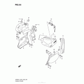 Схема вузла: Бічні панелі (Vz800L4 E33) для Suzuki VZ800 Boulevard M50