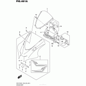 Схема вузла: Cowling Body (Ysf) для Suzuki GSX-R1000