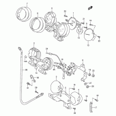 Схема вузла: Спідометр для Suzuki GSX750