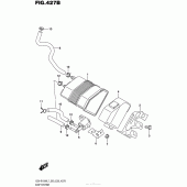 Схема вузла: Система вентиляції бензобака (Gsx-R1000Al7 E33) для Suzuki GSX-R1000