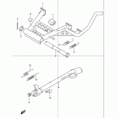 Схема узла: Подставка для Suzuki UC150 Epicuro